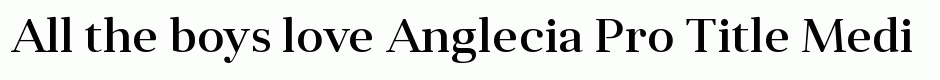 Anglecia Pro Title Medium