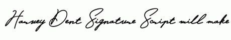 Harvey Dent Signature Script