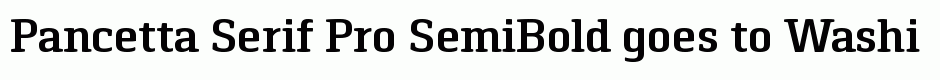 Pancetta Serif Pro SemiBold