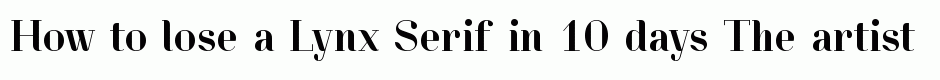 Lynx Serif