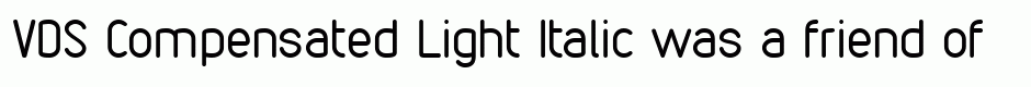 VDS Compensated Light Italic