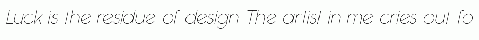 Ealing thin italic