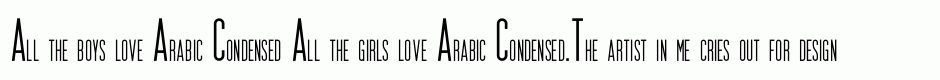 Arabic Condensed