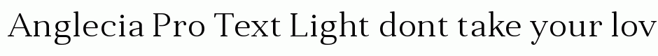 Anglecia Pro Text Light