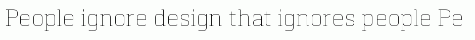 Pancetta Serif Pro Thin