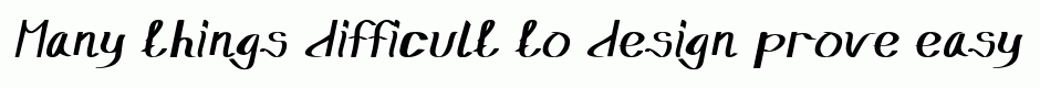 Torame Handwriting Italic