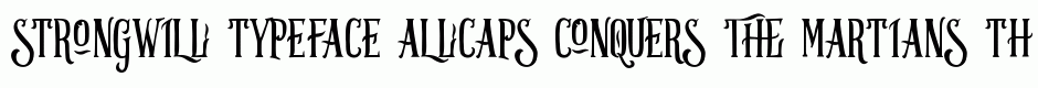 Strongwill Typeface Allcaps