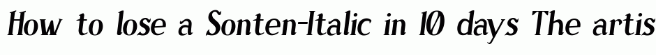 Sonten-Italic