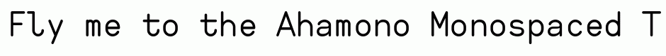 Ahamono Monospaced