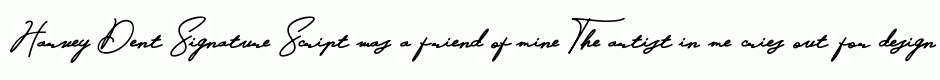 Harvey Dent Signature Script