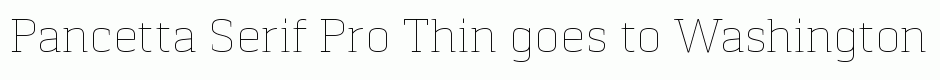 Pancetta Serif Pro Thin