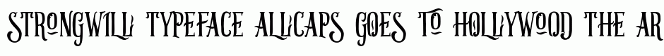 Strongwill Typeface Allcaps